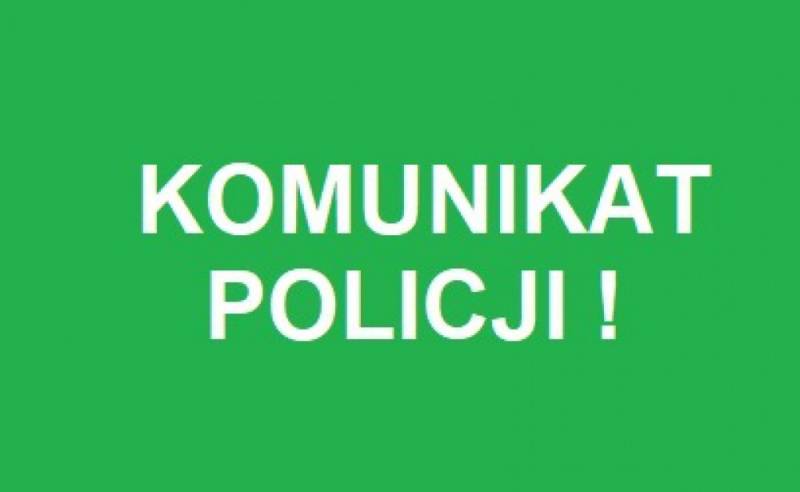 Zdjęcie: Komunikat Policji w Kroczycach